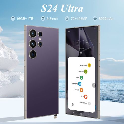 24 ultra 16gb+1tb smartphone android 5g dual sim dual standby telemóvel desbloqueado smartphone S24 ultra