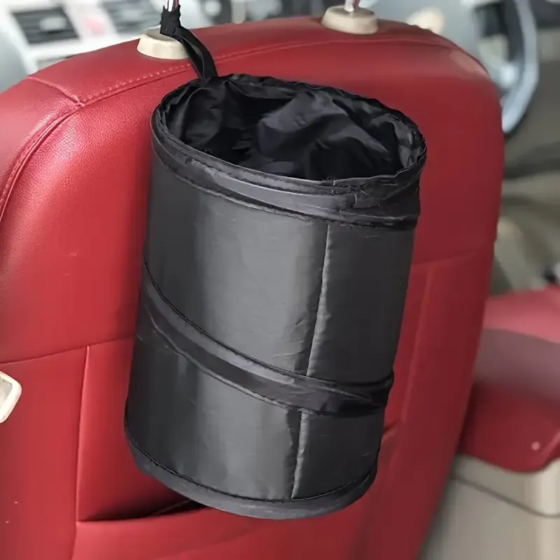 Keep Your Car Clean & Organized with this Collapsible Car Trash Can!