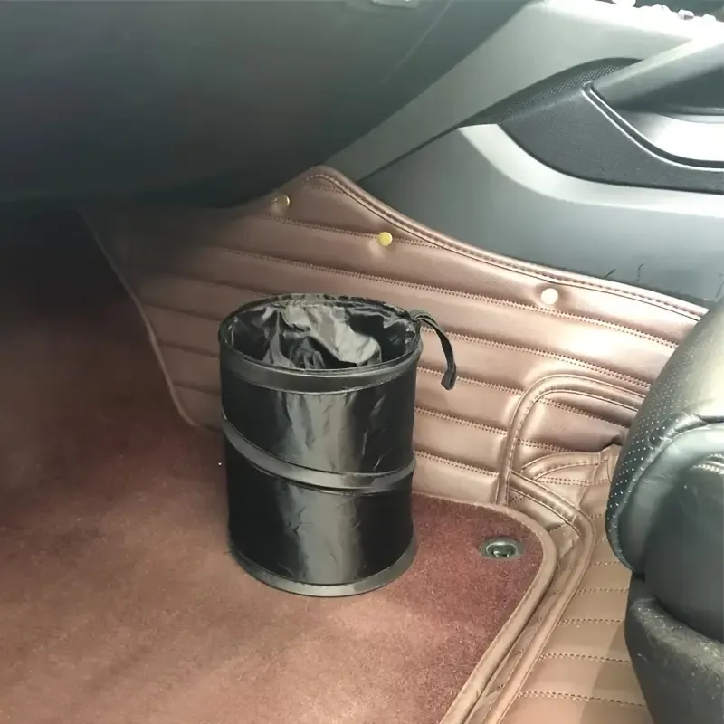 Keep Your Car Clean & Organized with this Collapsible Car Trash Can!