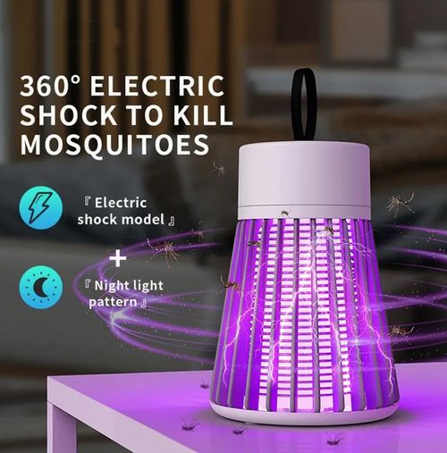 Ultra-Quiet Portable Mosquito Lamp - USB Rechargeable