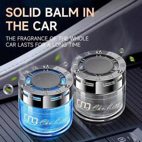 Long-Lasting Solid Balm Car Air Freshener - Odor Elimination & Scented Tablets for Perfect Auto Interior Accessory