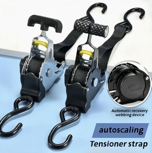 Auto-Lock Retractable Cargo Strap