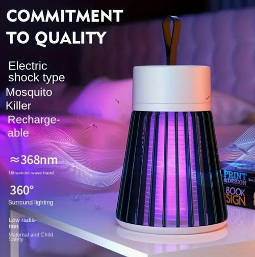 Ultra-Quiet Portable Mosquito Lamp - USB Rechargeable