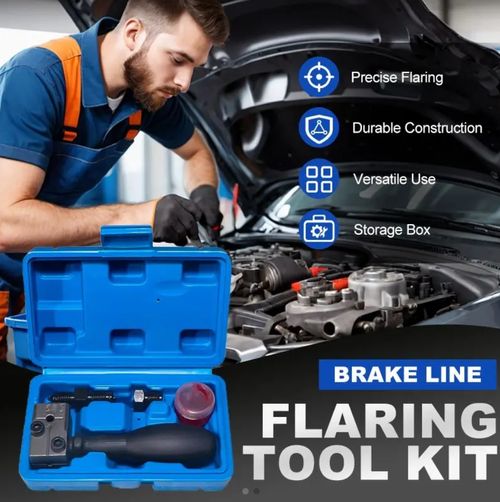 Universal car brake line expansion tool set