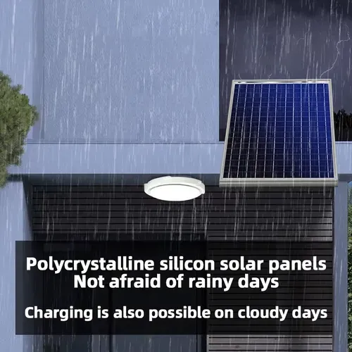 200W LED Solar Ceiling Lamp with High Lumen Brightness Long Life Indoor Rechargeable Remote Control for Living Highlight