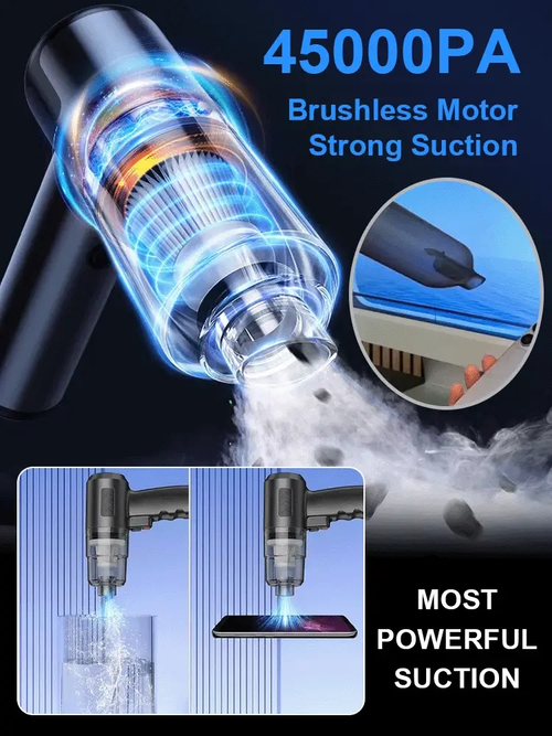 2-in-1 Cordless Vacuum Blower – Washable Filter