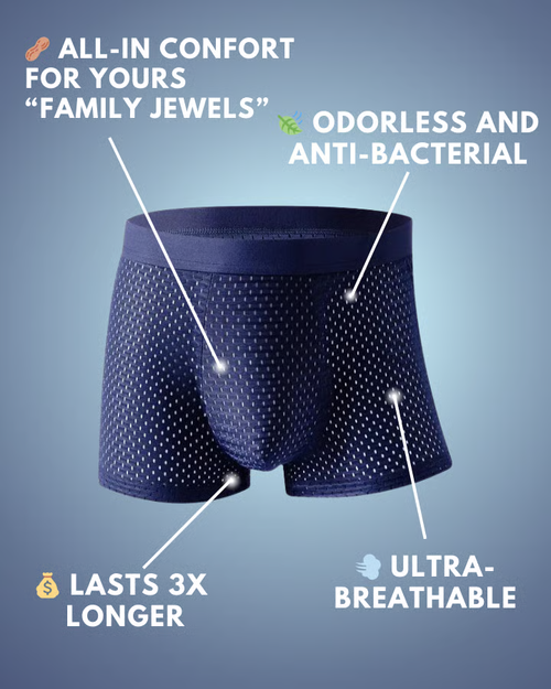 ✨TENA Bamboo Fibre Washable Boxer(💖All-Day Protective Comfort)