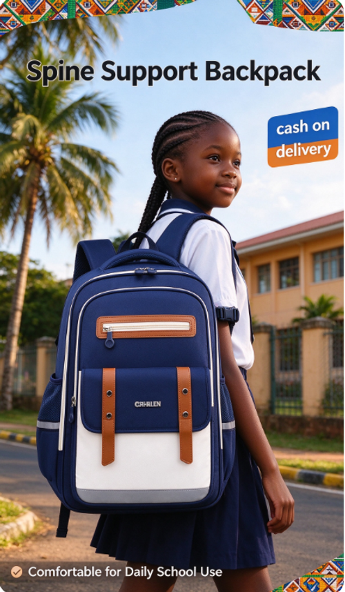 QBZ-Blue-Green-Kids School Bag 2 Colors | Comfort Back Support, Water Proof For Students