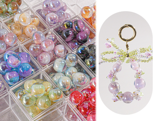 link1: DIY Beads Double Colors 16mm