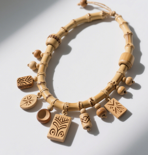 New Chinese style intangible cultural heritage bamboo woven bracelet handicrafts
