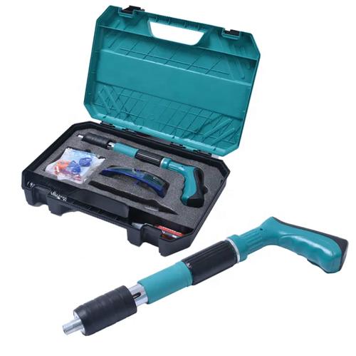 Nail Wall Fastening Tool for Cement Wall, Manual Steel Nails Machine Tool, Concrete Nail Machine, Mini Portable Nail Shooting Machine for Household Woodworking