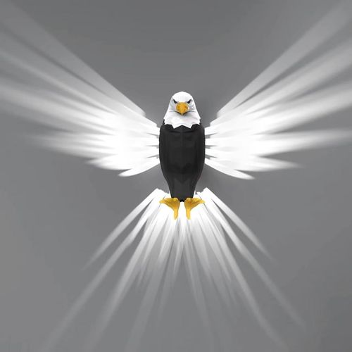 3D Luminous Wing Eagle Wall Lamp
