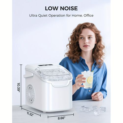 Fast Freezing Portable Ice Maker Handheld Design Ideal for Kitchen Outdoor Party RV Use