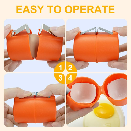 Eggshell Opener, Portable Egg Peeler, Egg Beater, Eggshell Cracker and Egg White Separator - Kitchen Tools