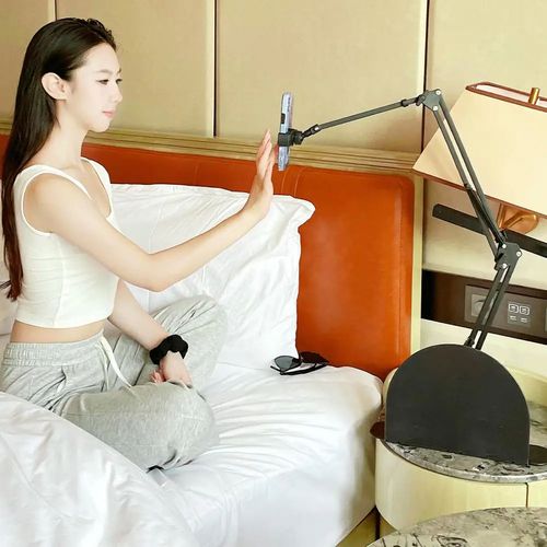 Bedhead phone stand and tablet holder .clip free hidden version