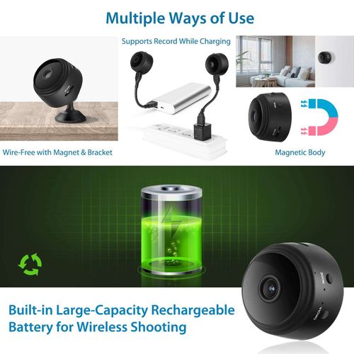 A9 Camera Home Security Wireless WiFi HD 1080p Aerial Sports DV Factory Wholesale A9 Camera