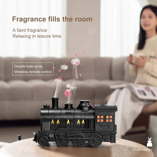 300ml Cute Train Humidifier Jellyfish Spray Flame Aroma Diffuser Cool Mist Kids Humidifiers for Bedroom Office Desktop
