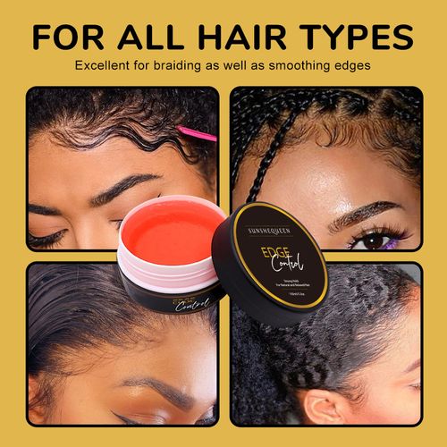 STRONG HOLD- THICK EDGES- EDGE CONTROL BASK AND LATHER Gel Haircare strong edge