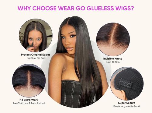 Popular European and American straight hair high temperature silk wigs and synthetic fiber lace front wigs