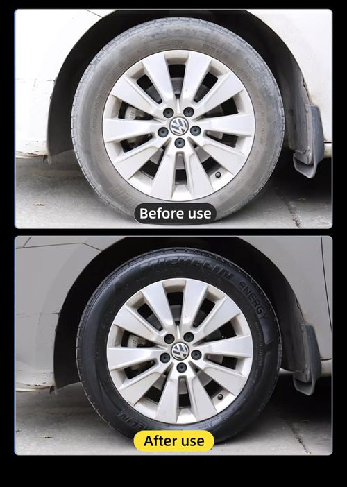 Car tire conditioner with anti-fouling, sun protection, anti-aging, polishing, and coating functions.