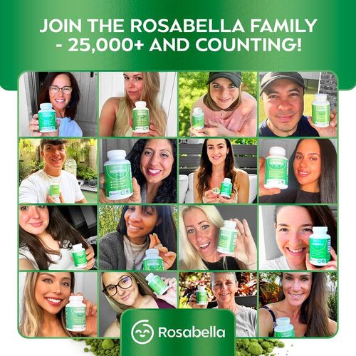 Rosabella Moringa Capsules (800mg) for Immune Support, Gut Health & Vitamins