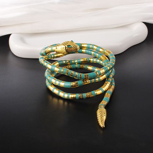 New personalized winding snake necklace opening random shape snake design sense adjustable snake bone chain