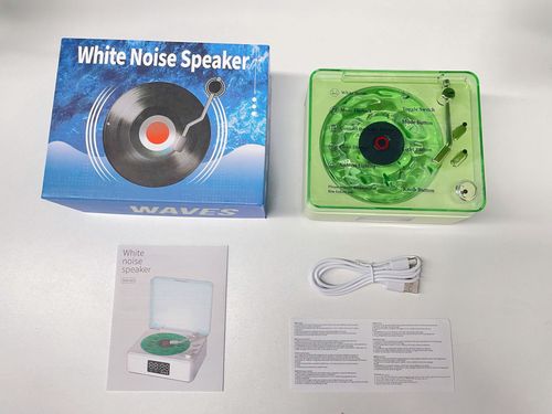 Wireless Speaker, Multifunctional Desktop Speaker with USB Port & AUX Input, White Noise USB Rechargeable Speaker with Environment Light Adjustment Modes, Audio, LED Display Clock