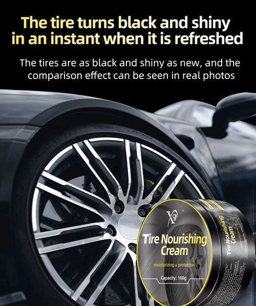 Car tire conditioner with anti-fouling, sun protection, anti-aging, polishing, and coating functions.