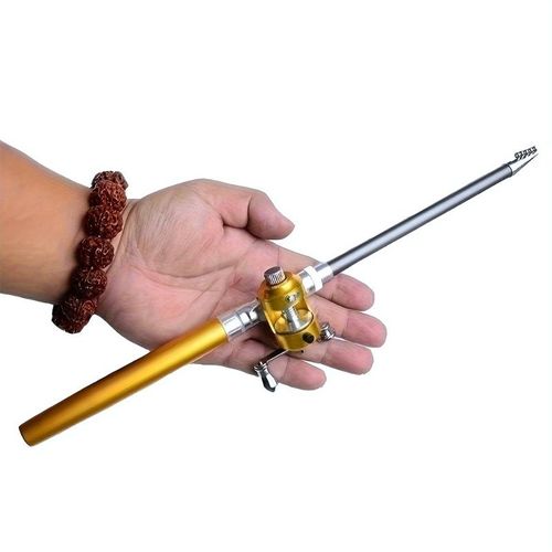 2 Set Pocket-Sized Pen Fishing Rod , Compact & Lightweight for Travel, Ice & Bridge Fishing - Portable Gear for Beginners & Enthusiasts