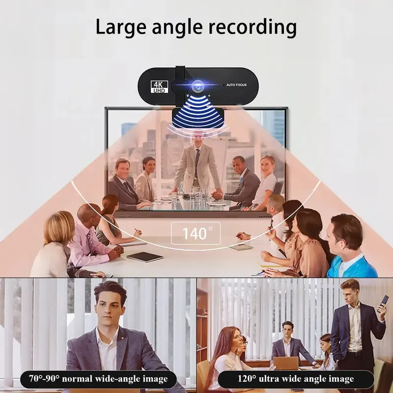4K HD PC Webcam with Autofocus
