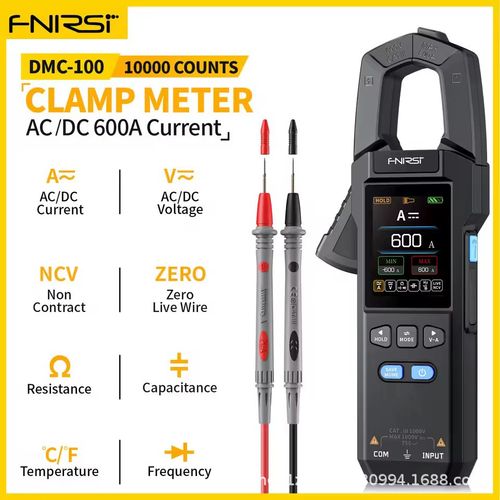 FNIRSI DMC-100 DC,AC Current and Voltage Clamp Meter