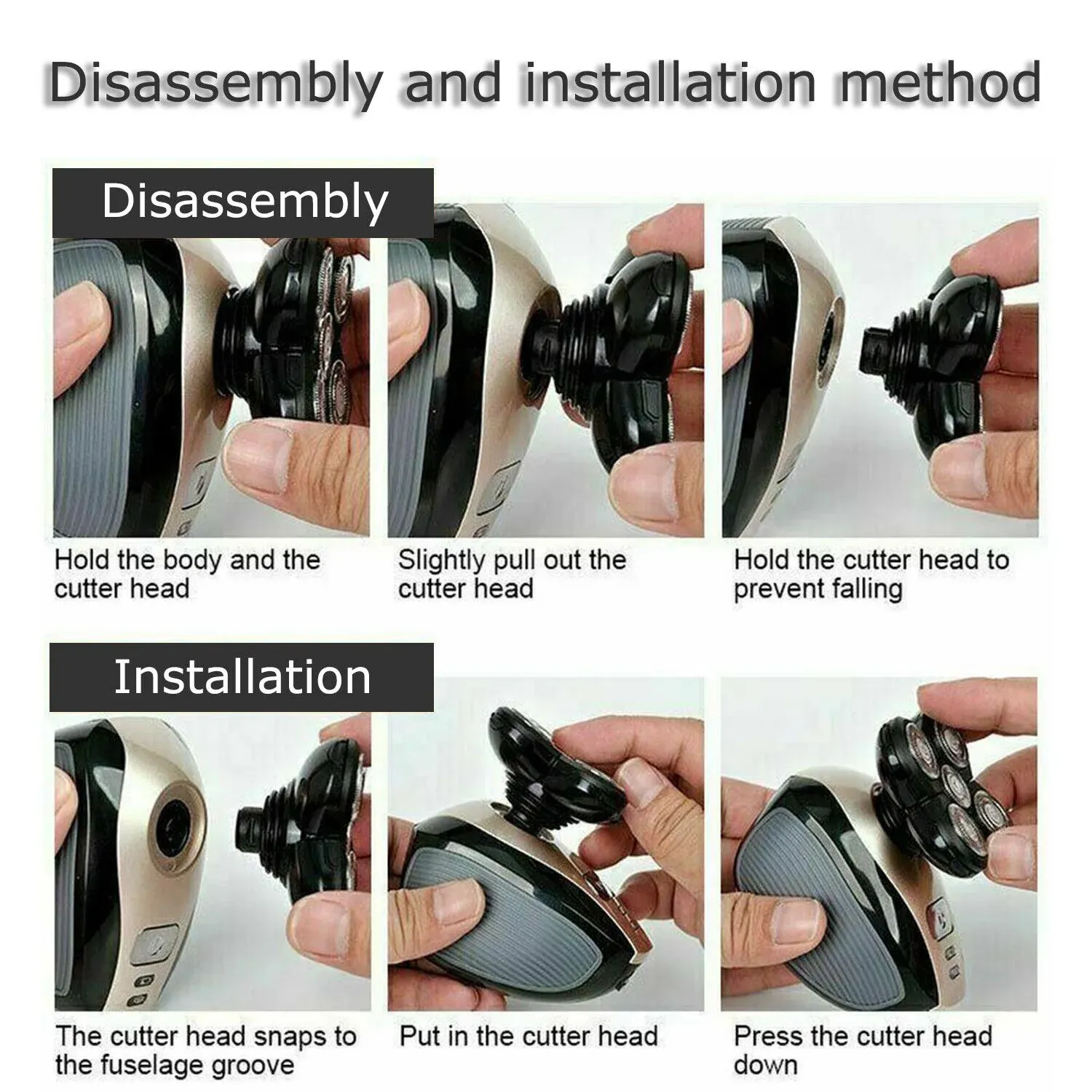 Genkent Electric Shaver 5 In 1 Shaver Trimmer Grooming Rotary