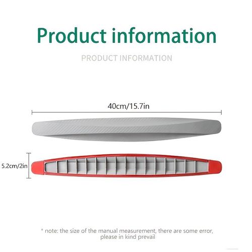 A pair of universal carbon fiber scratch-resistant car skid plates