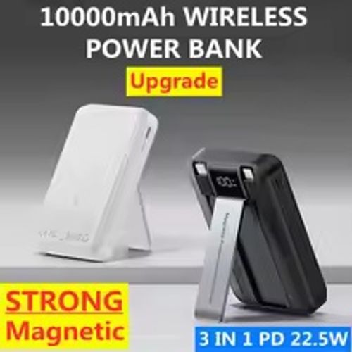 Power Bank 10000mAh 22.5W PD Fast Charging Powerbank Magnetic Wireless Charger External Battery For iPhone 16 15 14 13 12 Xiaomi