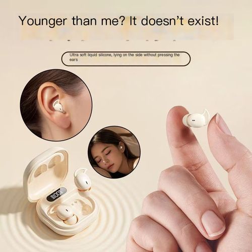 Pocket Bluetooth wireless earphones, high-definition stereo sound + comfortable and no sound leakage + 188h long battery life
