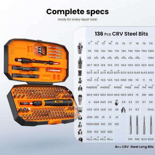 115-in-1 Precision Screwdriver Set