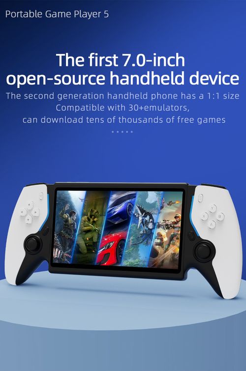 PS5 handheld game console open source system PSP arcade game