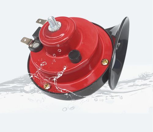 300db Double Horn Pack (12v, Waterproof) Trucks, Trains, Ships,Motorcycles, Alternate Car Parts (Red)