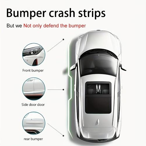 A pair of universal carbon fiber scratch-resistant car skid plates