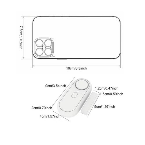 Magnetic Window Door Alarm System