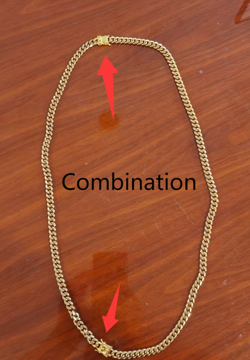 Gold-plated necklace (free combination)