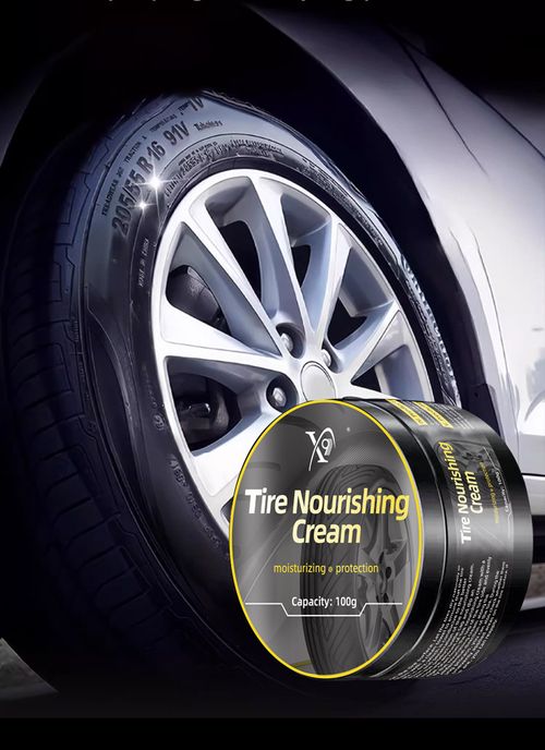 Car tire conditioner with anti-fouling, sun protection, anti-aging, polishing, and coating functions.
