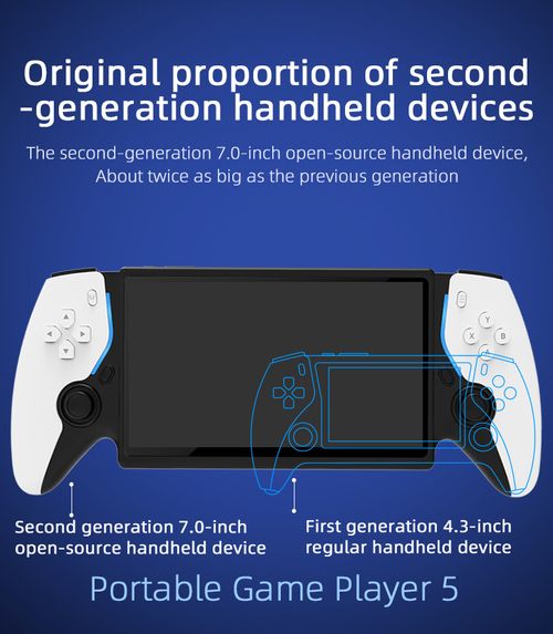 PS5 handheld game console open source system PSP arcade game