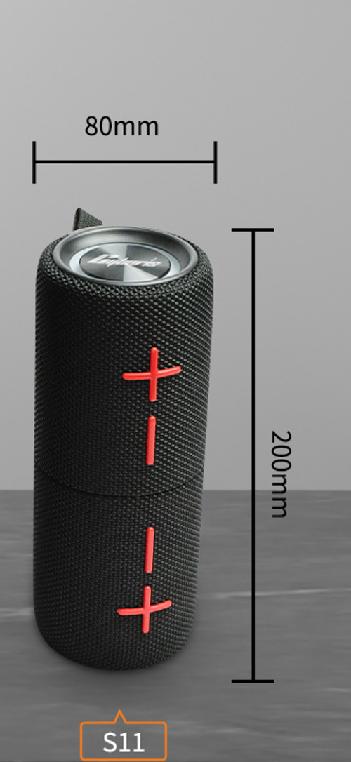 Cyboris' new S11plus fabric Bluetooth speaker cross-border hot-selling colorful heavy subwoofer Bluetooth speaker