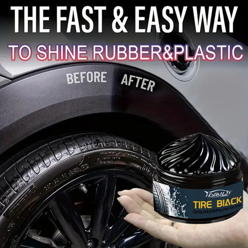 Car tire conditioner with anti-fouling, sun protection, anti-aging, polishing, and coating functions.