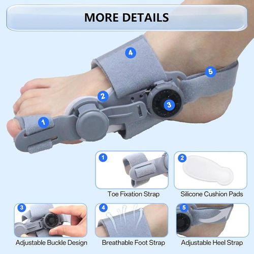 Toe correction sleeve adjustable correction sleeve, has been relieving bent toes, medical care support tool, breathable and non-slip design