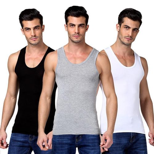 Zero-feel men's pure cotton T-shirt
