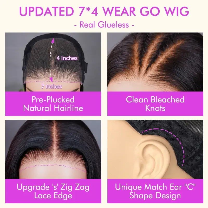 Popular European and American straight hair high temperature silk wigs and synthetic fiber lace front wigs