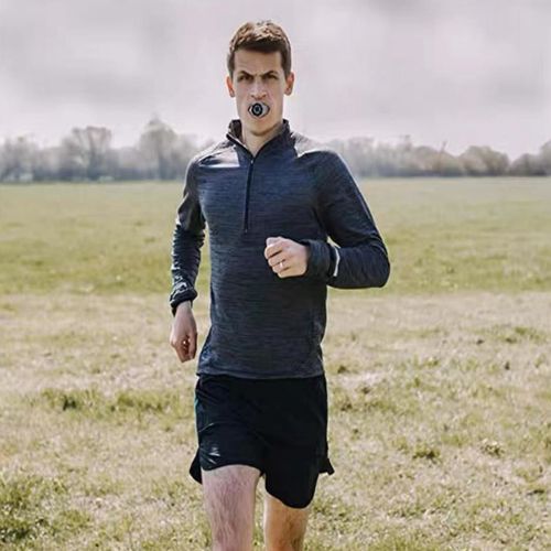 Portable sports abdominal breathing trainer