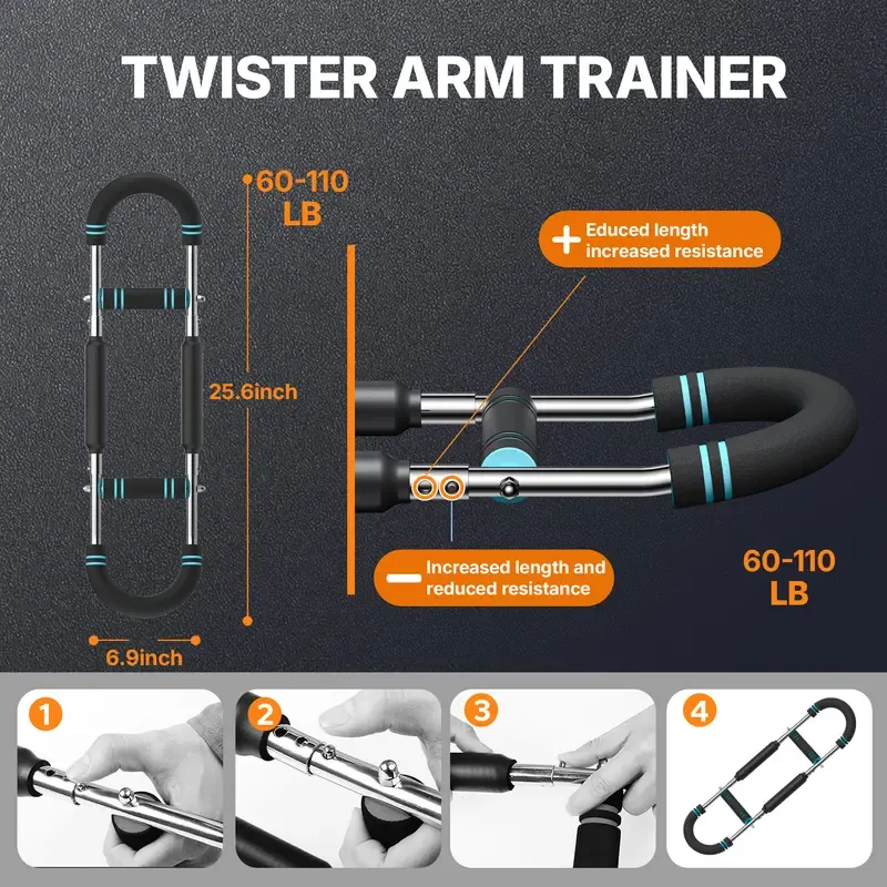 Adjustable power twister